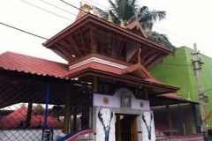 Front View of the Temple Gopuram-Mantapam